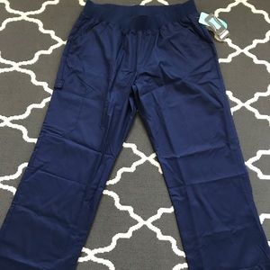 Cherokee flexible navy blue scrub bottom